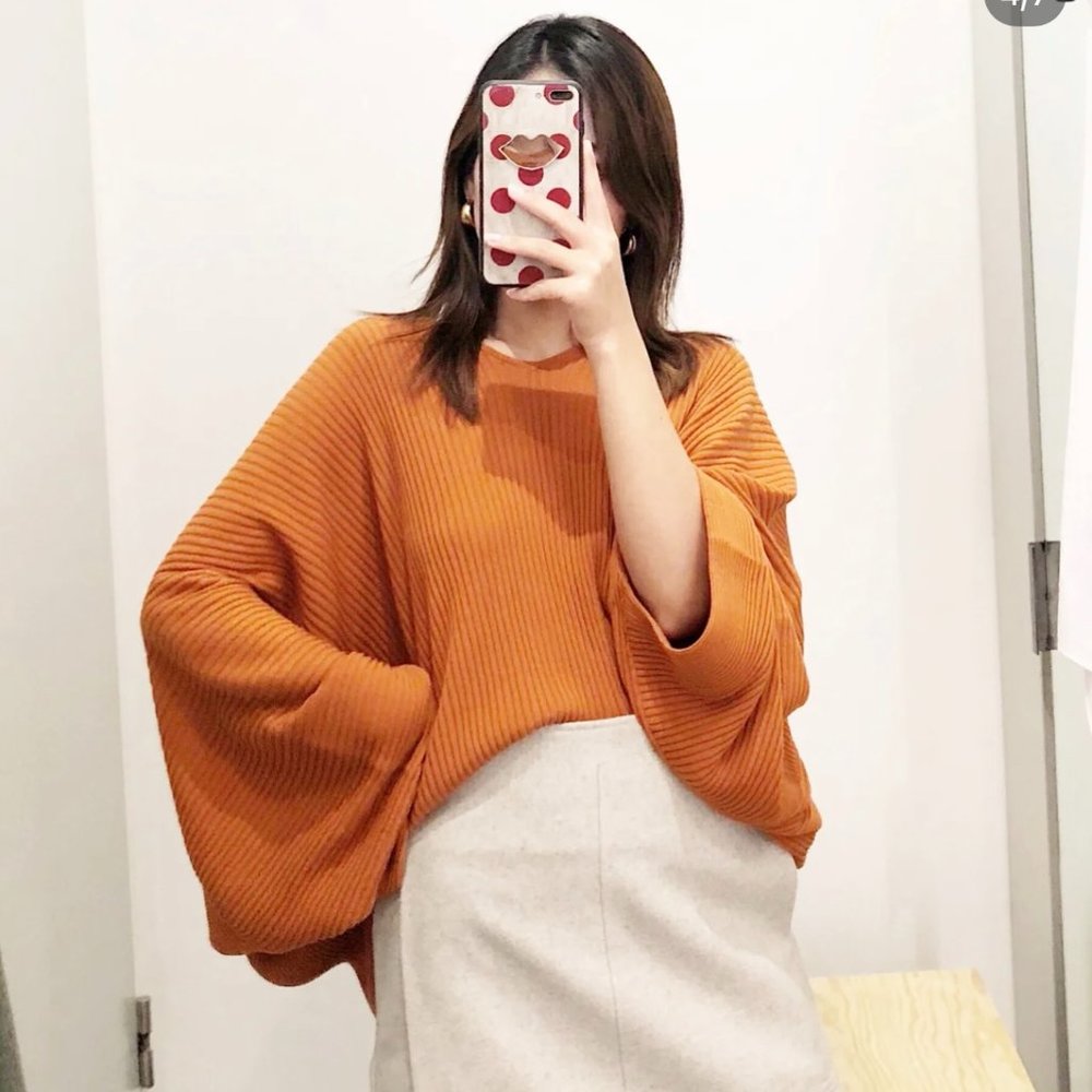 Cos Cape Style Knit Top